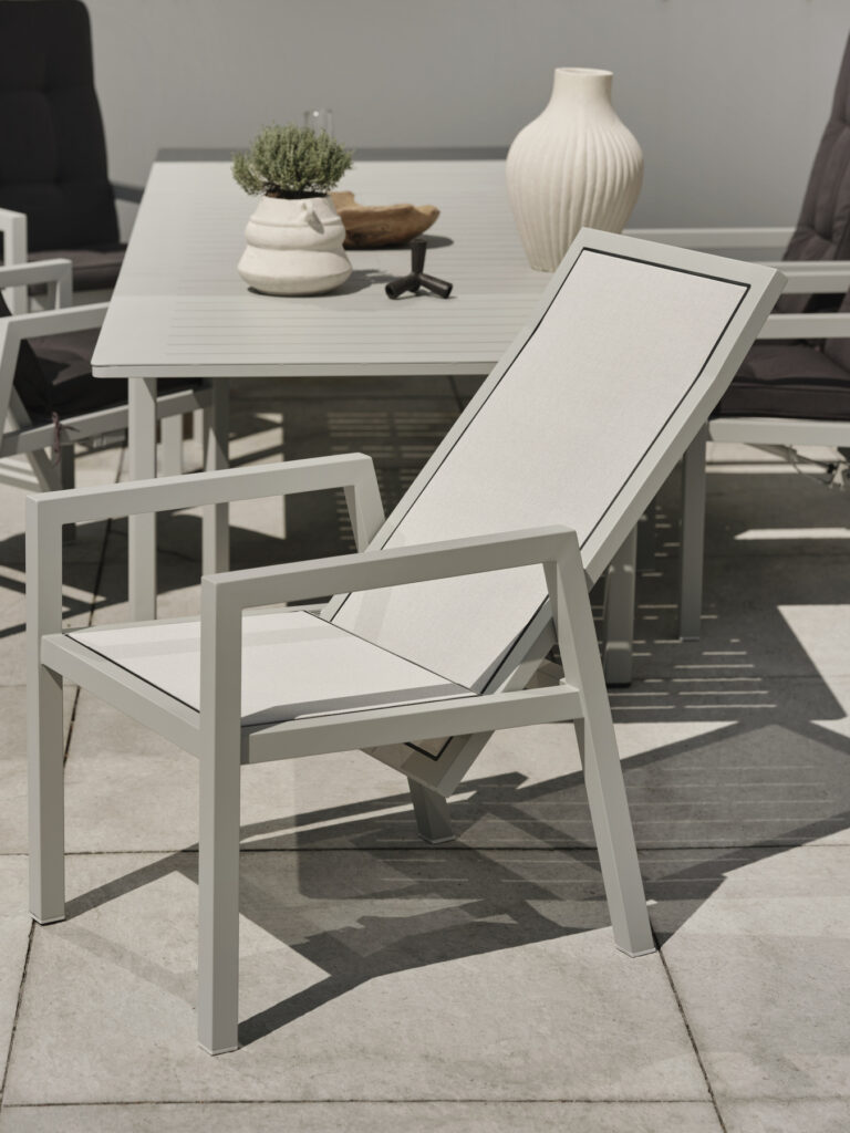 Newfort positionsstol light grey